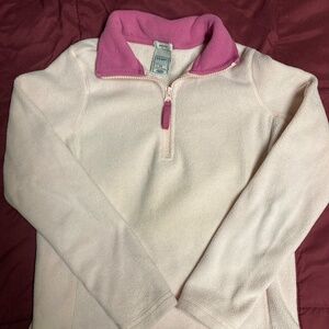 Old Navy Pink Zip Fleece Shirt